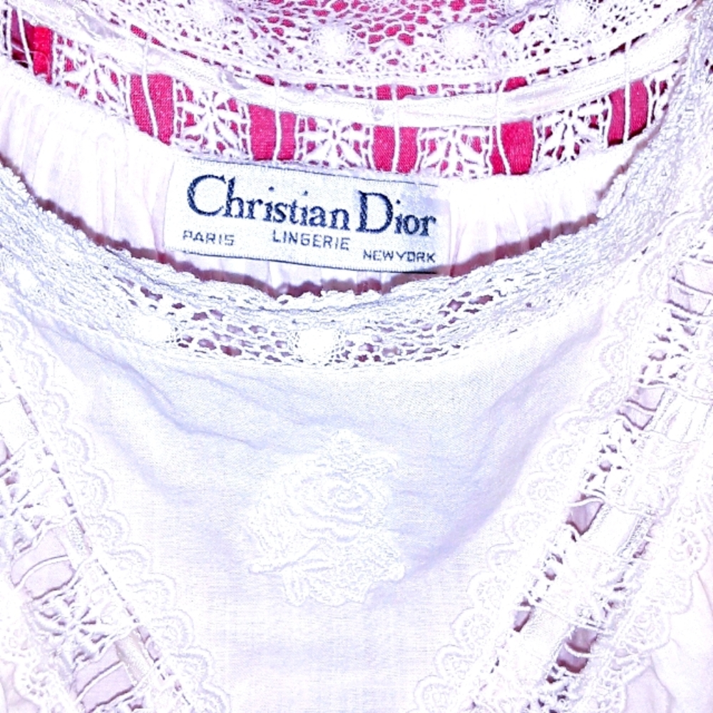 Christian Dior vintage lace nightgown